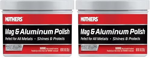Mothers Mag & Aluminum Polish, 10 oz. – Brilliant Shine (Pack of 2)