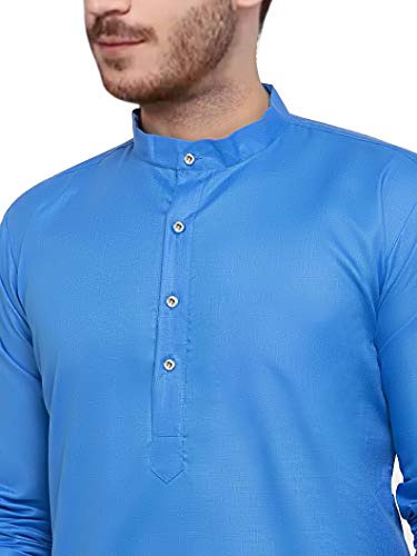 Image of trustous Mens straigth Solid Kurta Pyjama Set Combo in 100% Cotton with 16 Colour Option and Size are XS to 3XL for (Birthday,Wedding, Ceremony, Casual, Engagement)