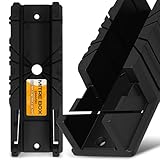 Instalguru Gehrungslade Schneidlade 212x42x44 mm 22,5° 45° 90° Grad Winkel Winkelschneider Gehrungsschneidlade Schnittwinkel Sägelade Kunststoff Präzision Schneiden