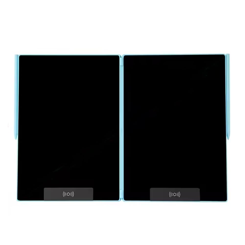 Tablette D'Écriture Pliable LCD de 14,3 Pouces avec Tableau de Dessin Électronique Effaçable à Écran Partagé et Bloc-Notes
