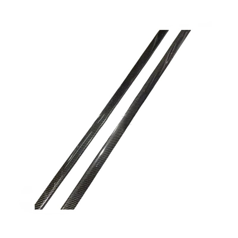 Faldones laterales de fibra de carbono real para Mercedes Benz Clase C C200 protegen la carrocería