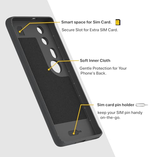 Image of Pikkme Back Cover for Vivo T4 Ultra 5G Camera Protection 3D Hexa Cube Design Silicone Protective Bumper Case (Grey)