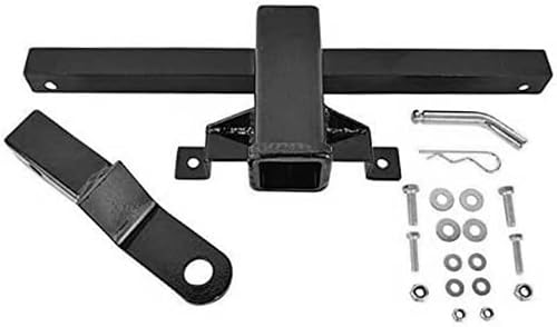 Huskey Heavy Duty Trailer Hitch Fits Club Car DS Golf Carts 1981+ / Mount on Rear Chassis (NOT Rear Seat Footrest)