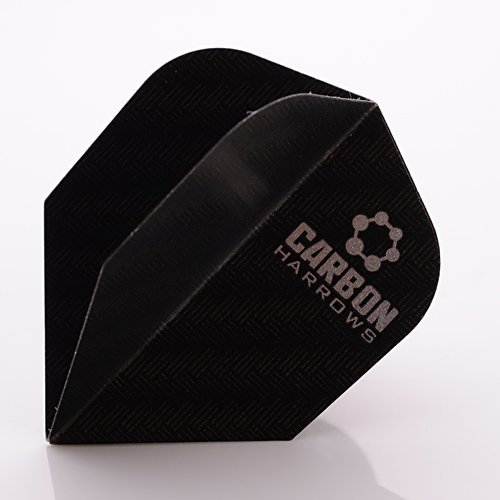 Harrows Carbon Flights Schwarz 100 Micron, 9er Set Cover