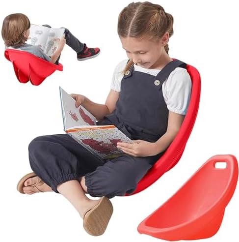 Floor Chair for Kids, 1 Pack Red Sensory Rocking Chair, Portable ...