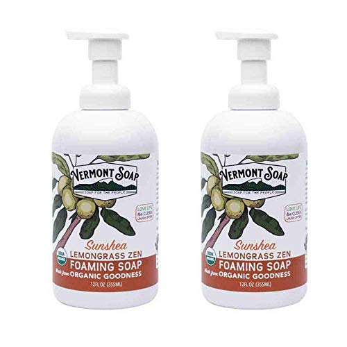 Vermont Organics Lemongrass Zen Foaming Soap - 12oz - 2 Pack