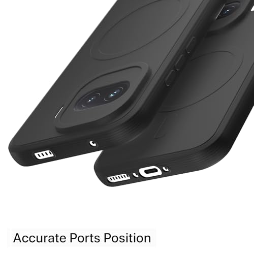 Image of Pikkme Back Cover for iQOO 15R 5G Soft Matte Silicone Mag-Safe Design (Mag-Safe Not Support) Camera Protection | Slim Fit Bumper Cover (Black)