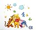 Kibi Disney - Adesivo da Parete Winnie the Pooh e Amici Adesivi Murali Winnie the Pooh Stickers Murali Winnie the Pooh Stickers Murali Camerette Bimbi disney Adesivi Muro Winnie Pooh