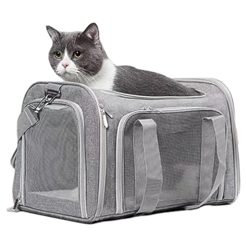 Transportadora para Perros,Plegable Portátil Segura para Transporte de Mascotas | de Transporte de Mascotas al Aire Libre,para Paseos Picnic Vacaciones Fiestas Y Viajes por Carretera
