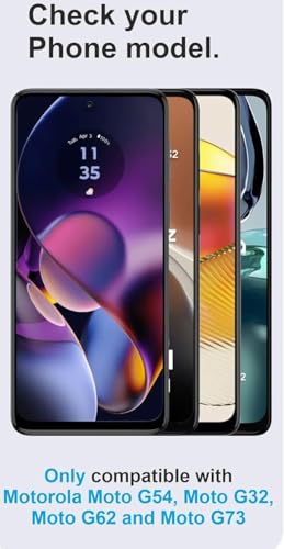 Image of HD Tempered Glass Screen Protector Compatible For Moto G73 5G With Edge To Edge Coverage And Easy Installation Kit