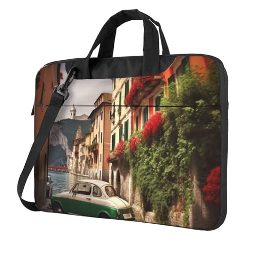 Bolso de hombro para laptop KHiry negro 14 pulgadas miniatura 1