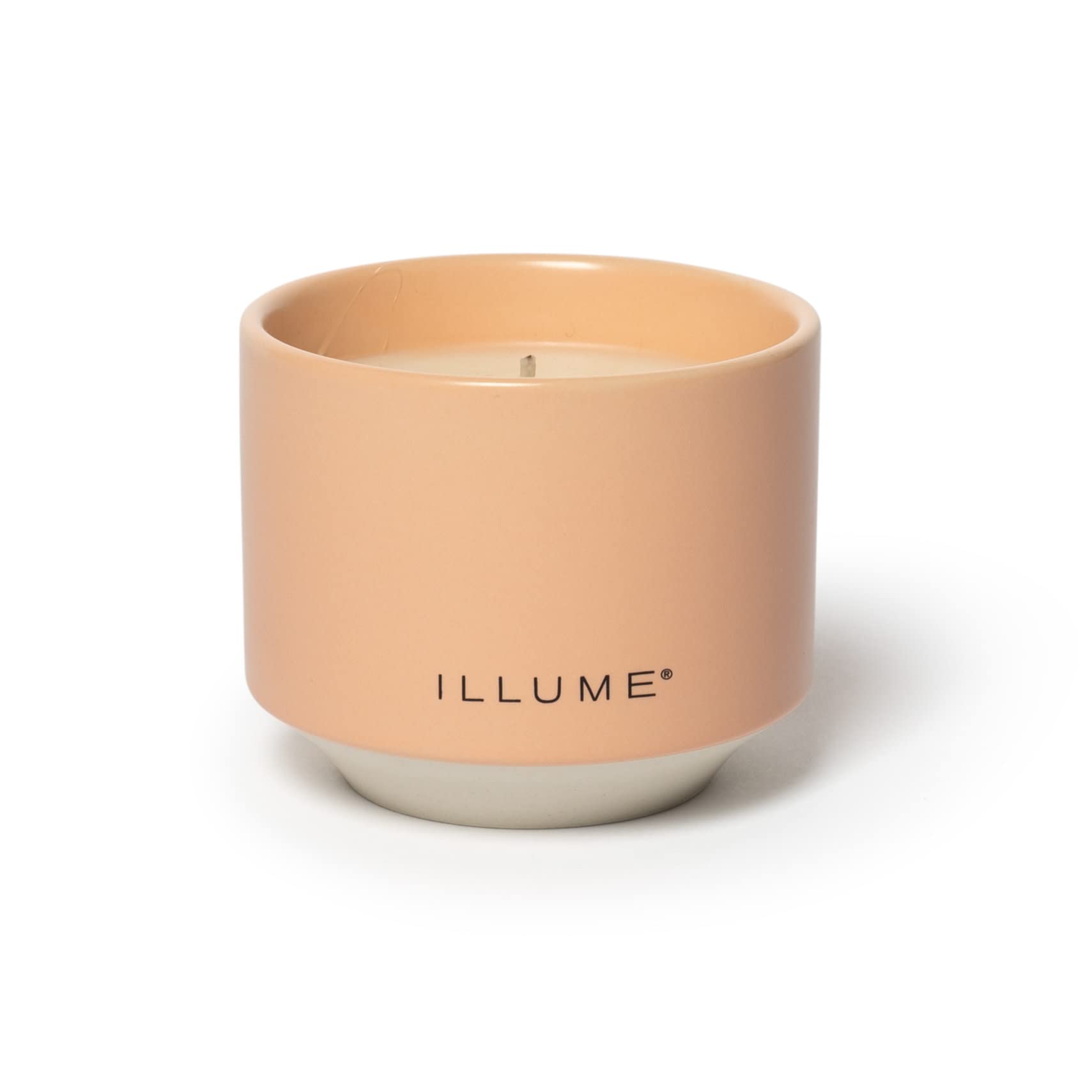 Illume Beautifully Done Essentials Paloma Petal Matte Ceramic Scented Soy Candle
