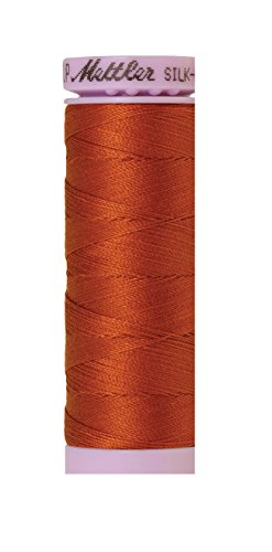 Hilo de algodón Mettler Silk-Finish 50, 150 m, color cobre miniatura 1