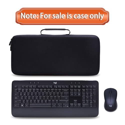 Sac de transport LTGEM pour clavier Logitech MK540 Advanced rigide et antichoc