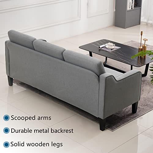 Vingli Mid-Century Modern Sofa,71" Sofa Couch For Living Room,Small 3 Seater Loveseat Sofa For Small Space,Bedroom,Apartment,Studio #TOP3