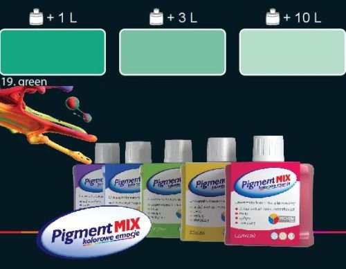 WALL PAINT COLOURANT PIGMENT PAINT COLOUR INTERIOR & EXTERIOR DYE (Green)