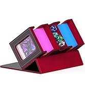 TopMade Card Deck Box for Trading Cards 520+ with Dice Tray, Leather Magnetic Closure Trading Car...