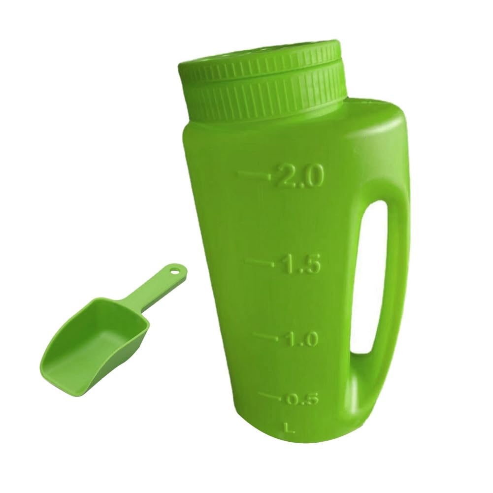 Ximie Lawn Seed Spreader, Handheld Shaker For Lawn Seeds, Salt, Calcium,Deicer, Weed And Feed Spreader, Adjustable