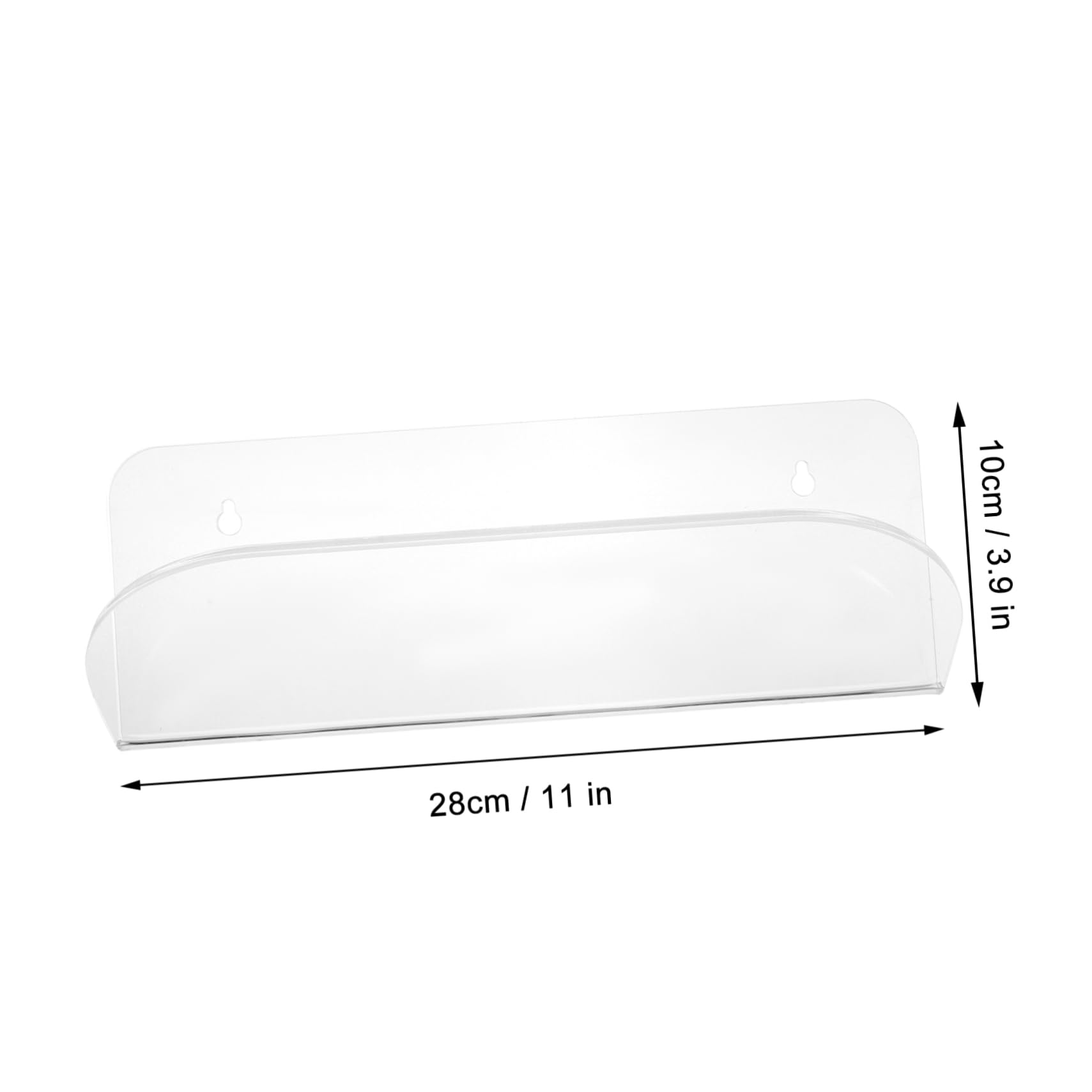 HOLIDYOYO Sturdy Acrylic Skateboard Wall Mount Holder Stands for Display Storage and Decor