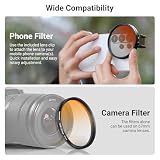 NEEWER Zestaw filtrów ND 67 mm z uchwytem filtrującym do telefonu komórkowego Cold Shoe, 7 sztuk, 4 filtry gradientowe, filtr gwiazdowy, filtr obiektywu ND32+CPL, kompatybilny z iPhone 17 16 Android