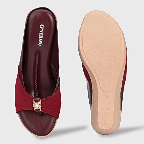 Image of Centrino Women Thong Sandals & Comfortable Ortho Care Sandal For Ladies | Fashion Wear Sandal & Chappal | Soft Cushioned for More comfort (6213)