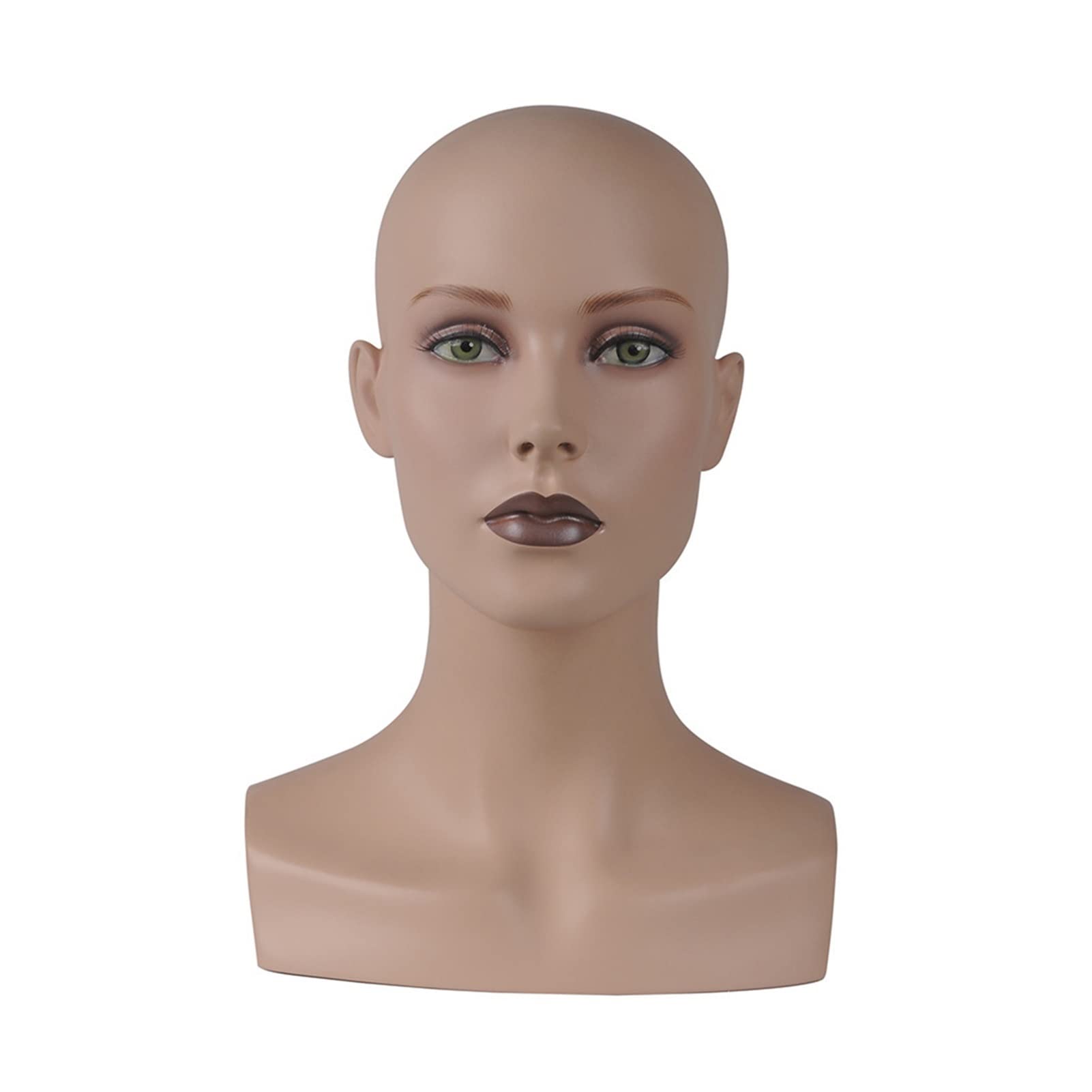 Model symulacyjny głowica, peruka, biżuteria, oczy, wyświetlacz rekwizyjny model głowy