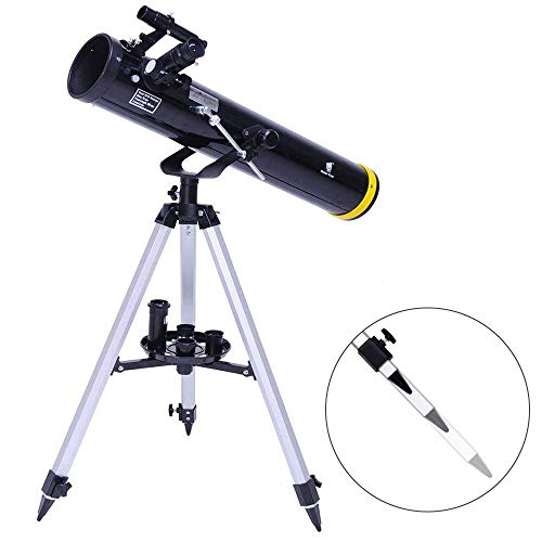 Geertop Telescopio riflettore portatile, 700 x 76
