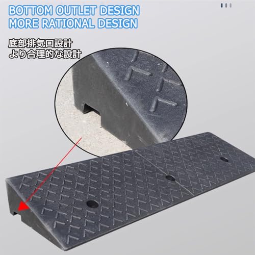 Kerb Ramps, Heigh Door StepRamp, Curb Ramp For Cars, Rubber Kerb Ramps, Usadas en Escenarios Variados como Hogar, Negocios, Fábrica, Bordillos Altos en la Calle, etc. (100x25x6 cm) miniatura 7