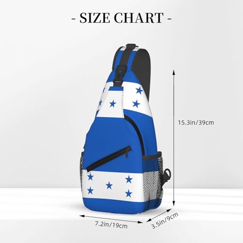 Bolso bandolera cruzada para pecho estilo trekking miniatura 2