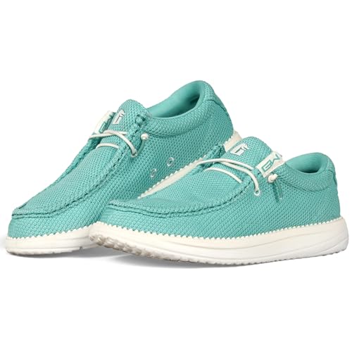 Image of Gator Waders Womens Camp Shoes - Breathable Slip-On Loafers - Elastic Laces - Ultralight All Day Cushioning - Fitted Feel