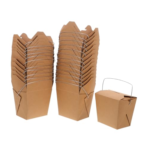 Abaodam 50 Stück Chinesische Take-Away Boxen