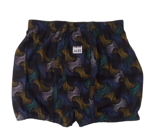 Image of Men Multicolor Pure Cotton Printed Underwear Pack of 4