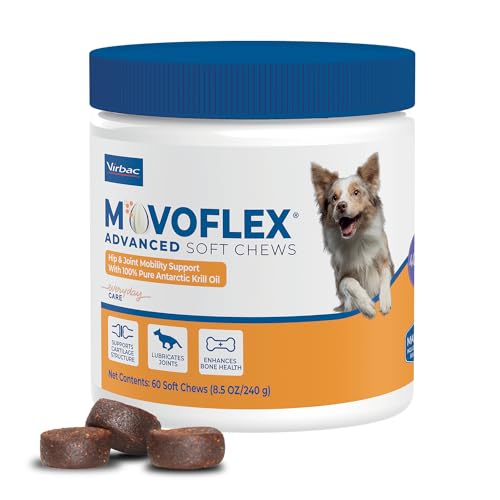 Advanced Soft Chews Hip and Joint Support Supplement for Medium D...