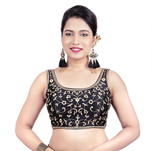 Image of Biyu Being With You Women's Art Silk Saree Blouse