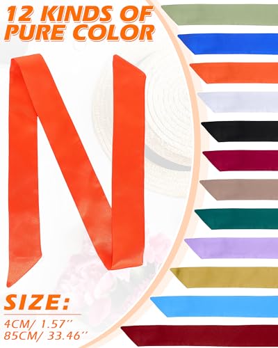 Vabean 90 Pcs Women purse scarf for handbag scarves Head Hair Neckerchief Handle Satin Ribbon for Women Decoration Gifts4