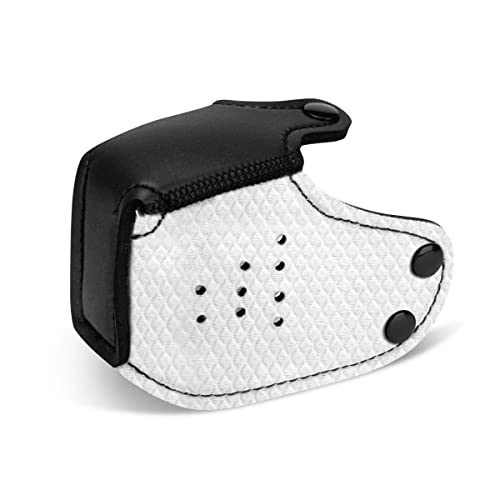 Prowler RED The Puppy Muzzle - White Neoprene Pup Play Muzzle