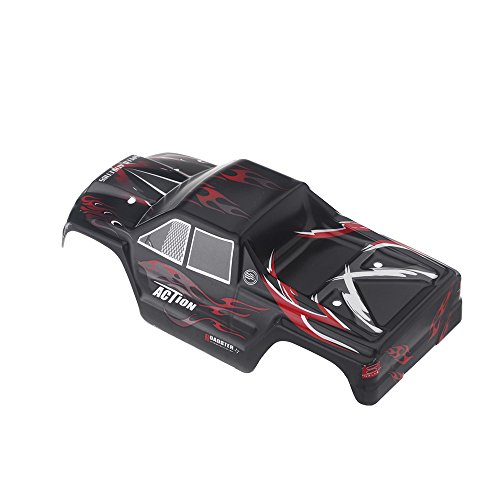 OWSOO A979 1/18 carro Rc dossel vermelho A979 05 parte para RC carro parte (dossel de carro de A979,