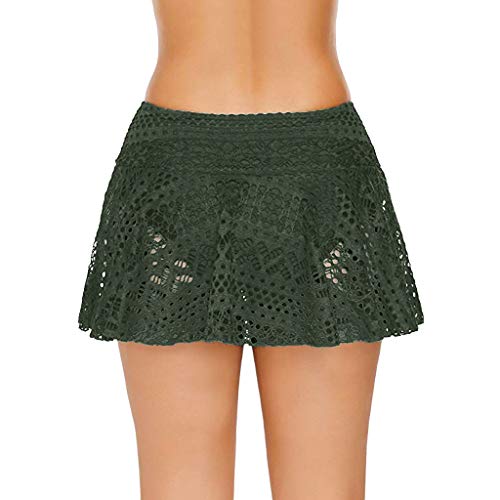 WWricotta Ganchillo Falda Fondo bordeado...