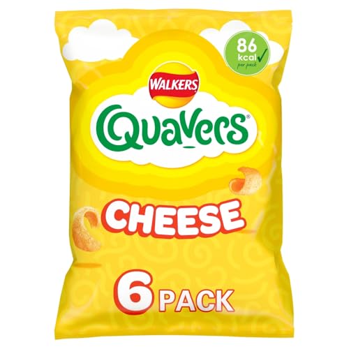 Walkers Quavers Cheese Multipack Snacks 6x16g