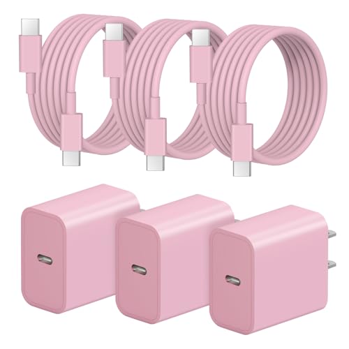 iPhone 17 16 15 Charger Fast Charging 3+3Pack 20W USB