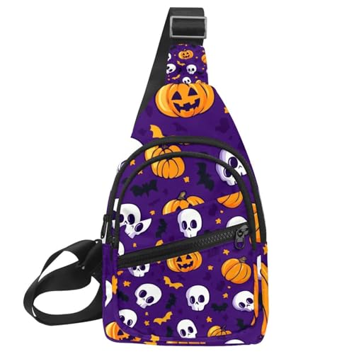 Mochila pequeña cruzada antirrobo para proteger tus pertenencias con murciélagos