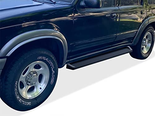 Estribos APS Premium 6in negros para Ford Explorer 95-01 miniatura 4