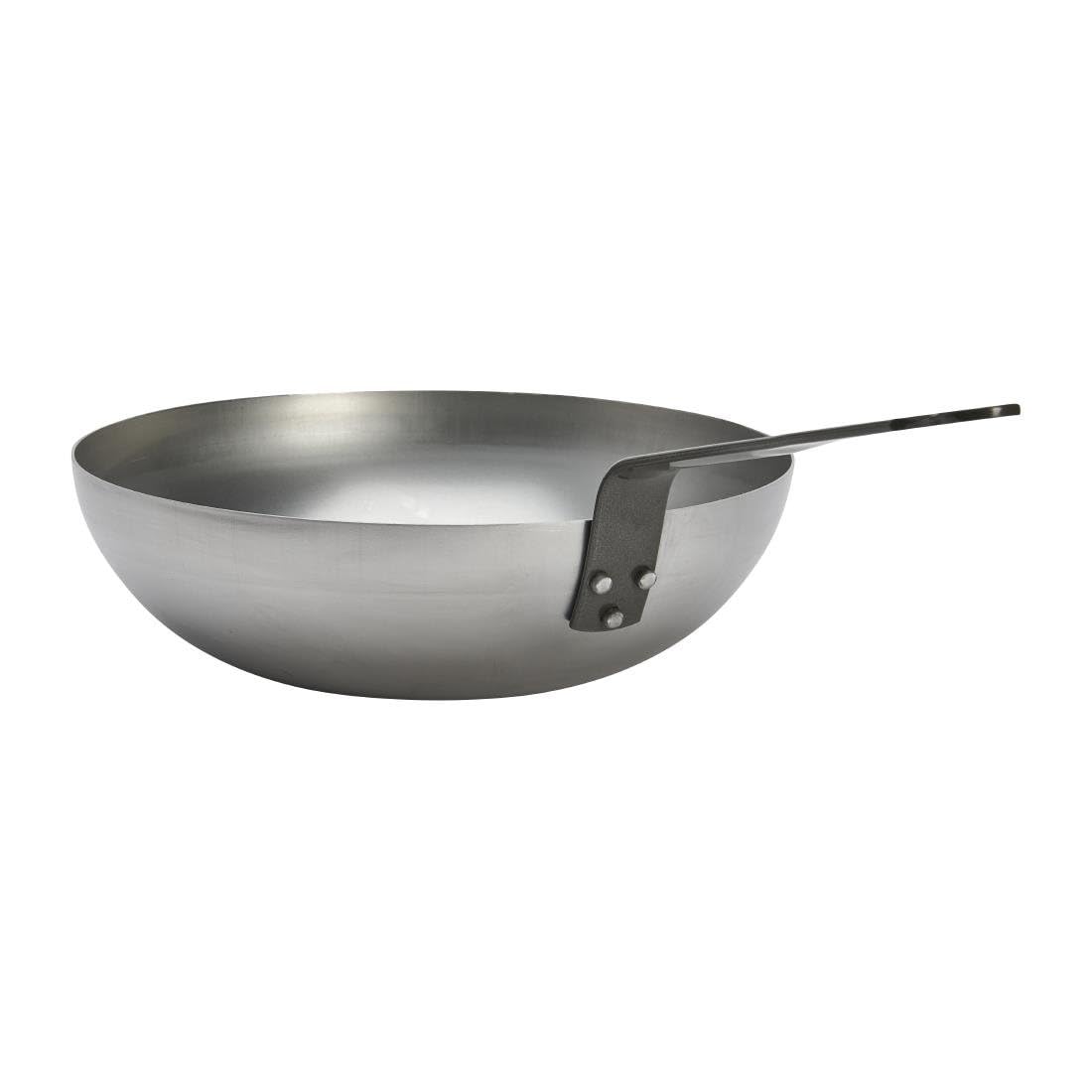 DE BUYER Wokpfanne aus Eisen, Durchmesser 28 cm