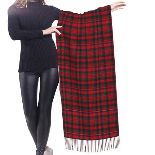Macduff Modern Tartan Imitation Cashmere Tassel Scarf Winter Scarf Autumn Softest Classic Warm2