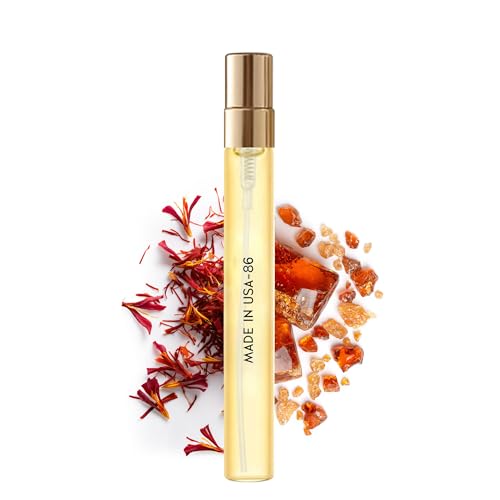 Burst Bird Pheromones Perfumes for Women&Men, No. 86, Inspired by BACC-AR/AT R0UGE 54O, Amber, Saffron, Jasmine, Cedarwood Notes. Pheromone Cologne for Men&Women. 0.6 fl.Travel Size