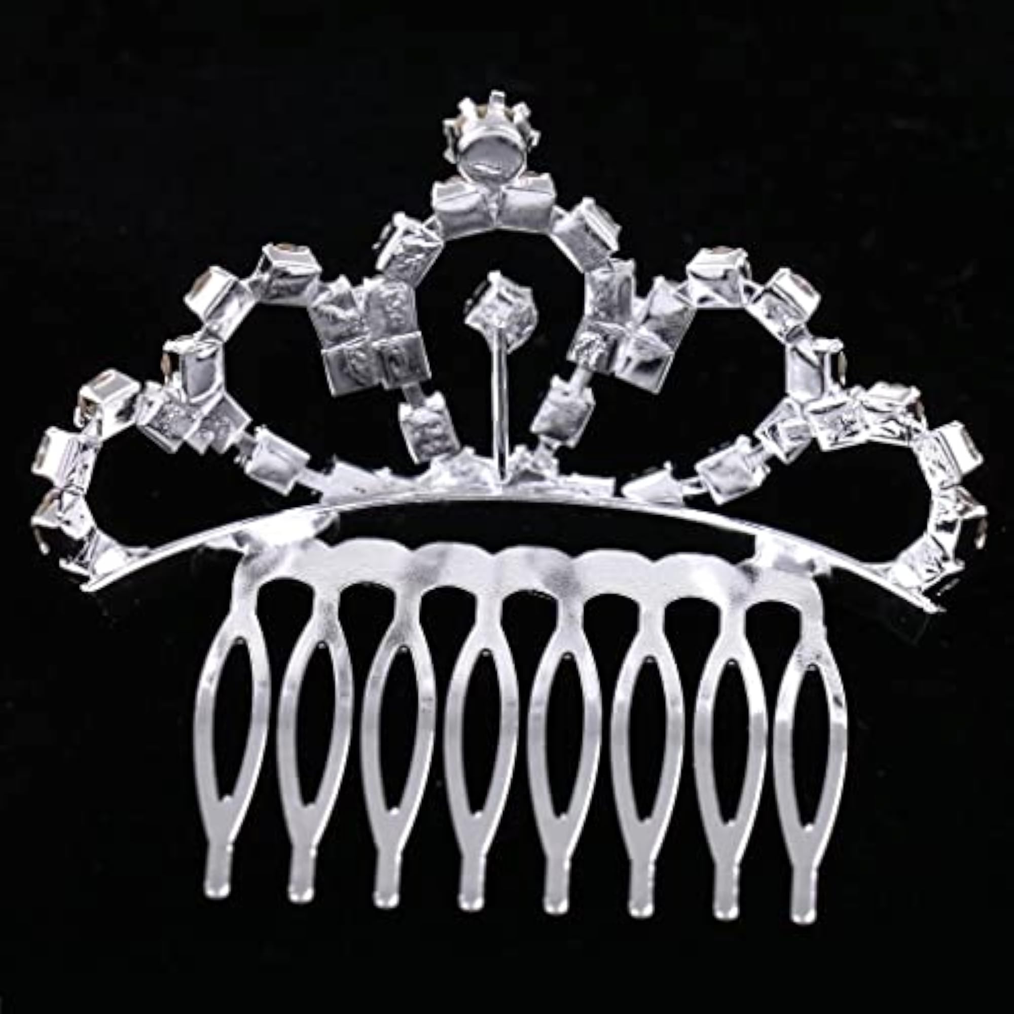 Kids' Princess Mini Crown Diamante Rhinestone Hair Clip