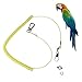 DOITOOL 3pcs 3 Bird Harness for Conures 3m Elastic Parrot Leash Pigeon Bird Harness Pet Leash Training Rope for Parrot Random Color