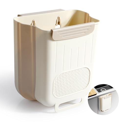 Pattumiera Pieghevole Da Appendere - 10L Per Cucina E Campeggio