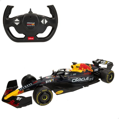 ColorBaby RASTAR Coche teledirigido Fórmula 1 2022 Oracle Red Bull Racing RB18, Licencia Oficial, Escala 1:12, Vehículo radiocontrol, Frecuencia 2.4 GHz, 6 direcciones, Juguetes teledirigidos (41286)