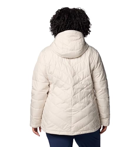 Image of Columbia Women's Omni-Heat Reflective Heavenly Hooded Hiking & Trekking Down Standard Length Jacket